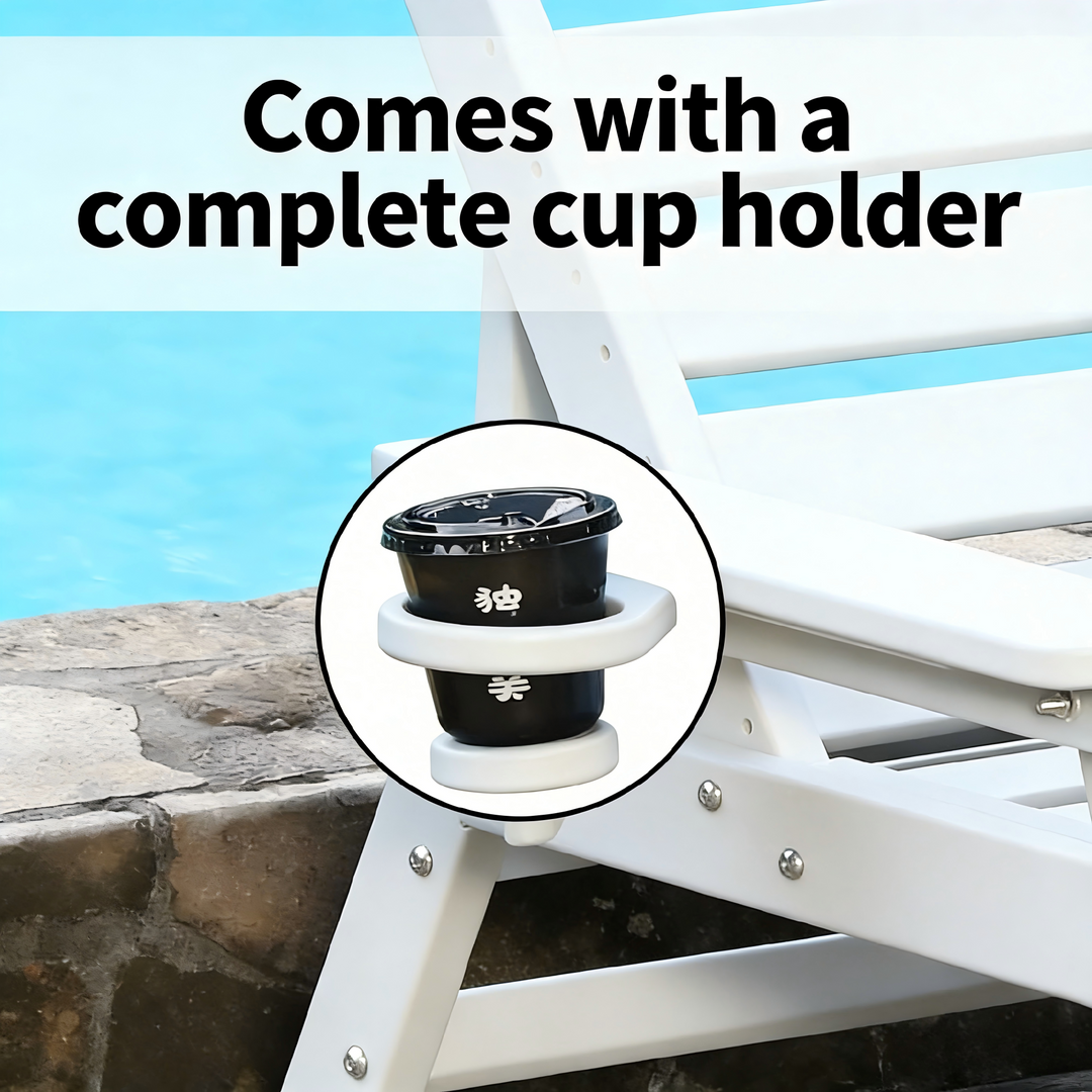 HDPE Chaise Lounge Chair for Outdoor Relaxation