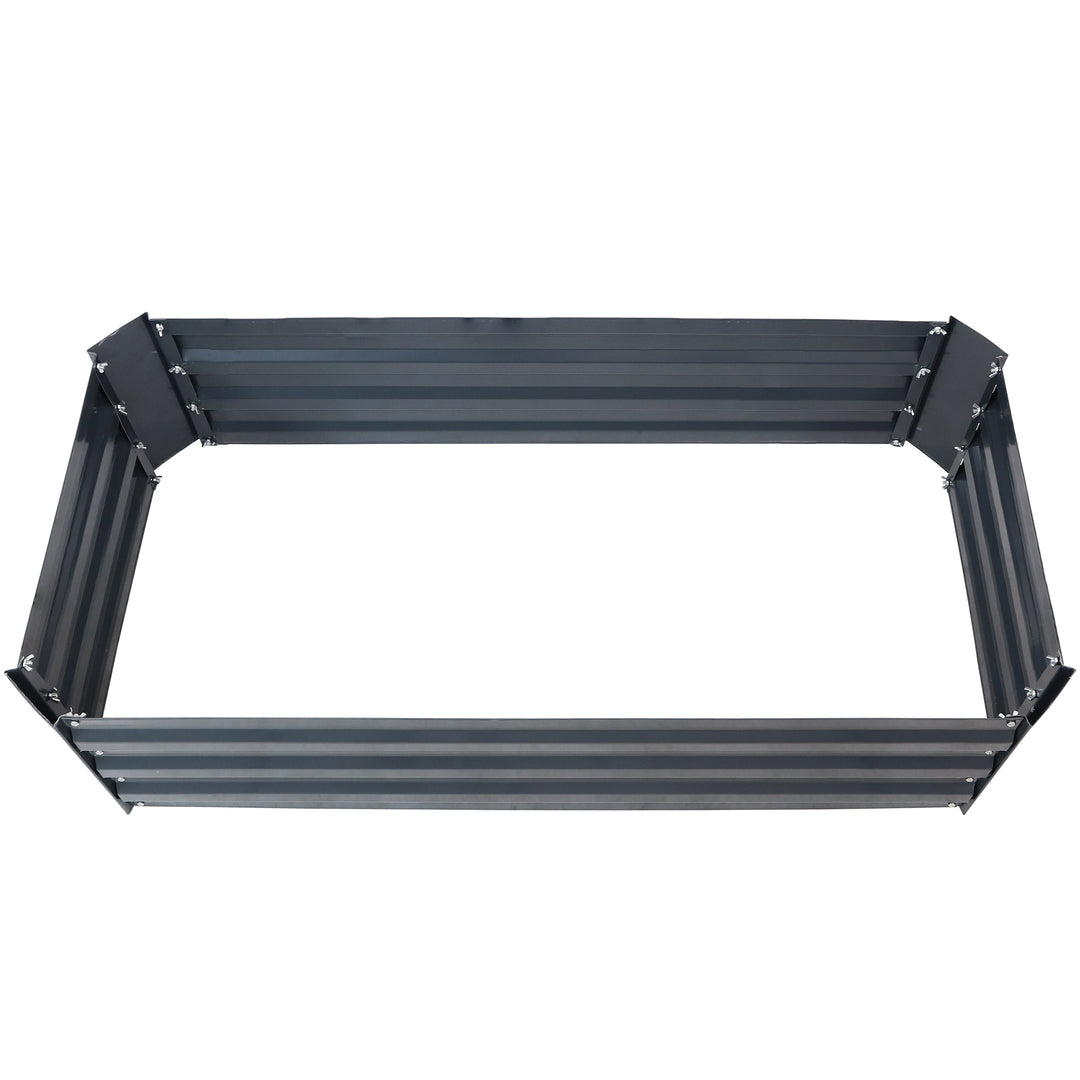 Galvanized Steel Raised Garden Bed - Rectangle - 48"