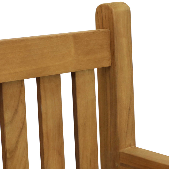 2-Person Teak Patio Bench for Outside