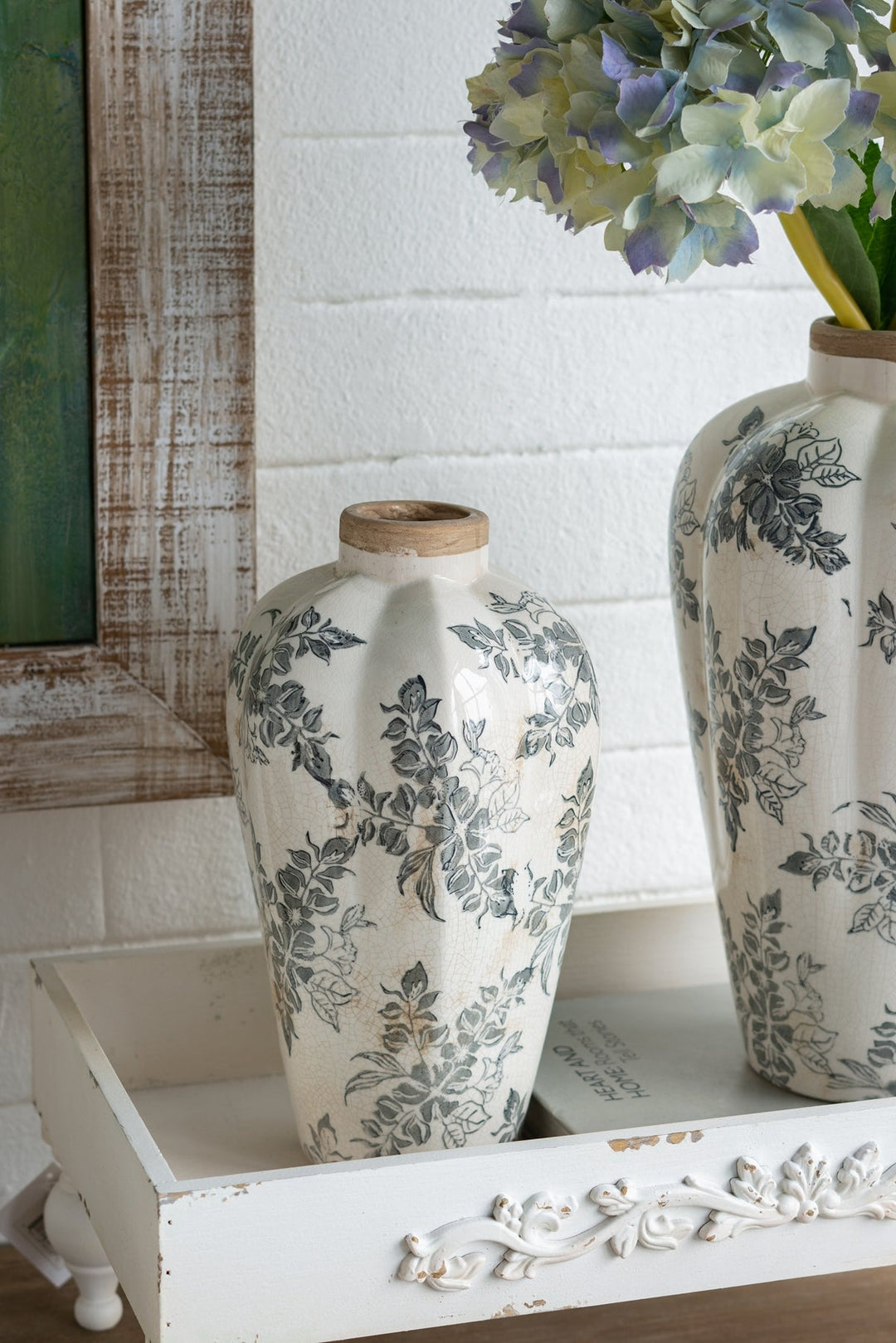 Vintage European Ceramic Accent Vase