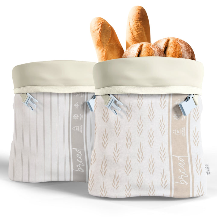 Reusable Beeswax Bread Bags for Homemade Bread &amp; Sourdough