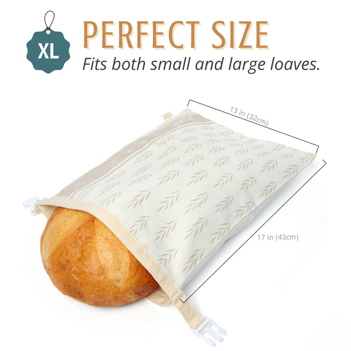 Reusable Beeswax Bread Bags for Homemade Bread &amp; Sourdough