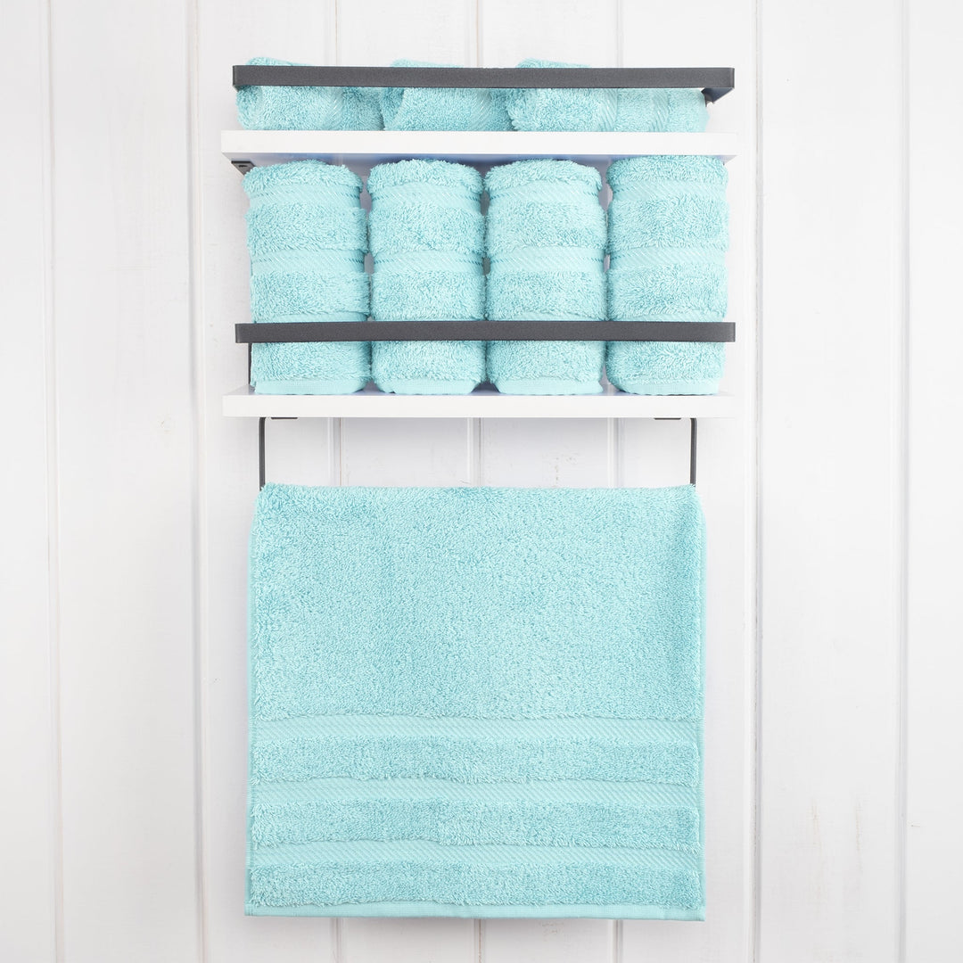 American Soft Linen 100%  Cotton Turkish Towels, 4 Pack Hand Towel Set, Super Soft, Absorbent, Quick Dry Premium Towels