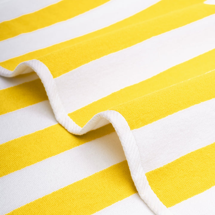 American Soft Linen, Premium Cotton 4 Pack Beach Towels, 30" x 60" Cabana Striped Pool Towels
