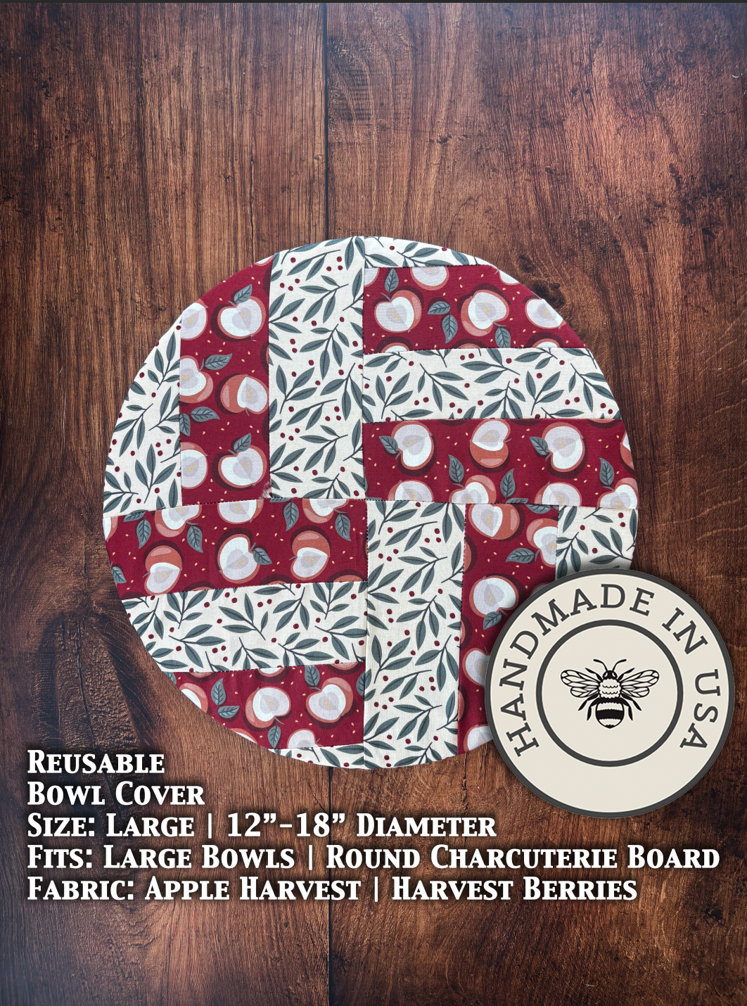 Handmade Large Cotton Bowl Covers