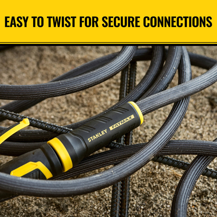 Stanley 100 ft x 5/8" Fabric Hose w/Swivel Coupling BDS90131