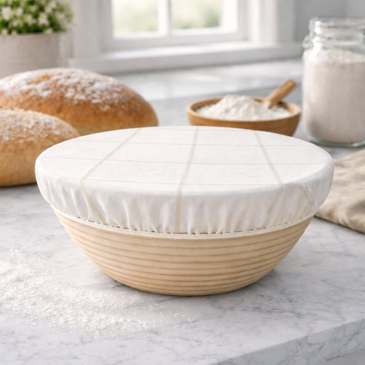 Reusable Beeswax Bowl Covers for Bread Proofing, L-10"