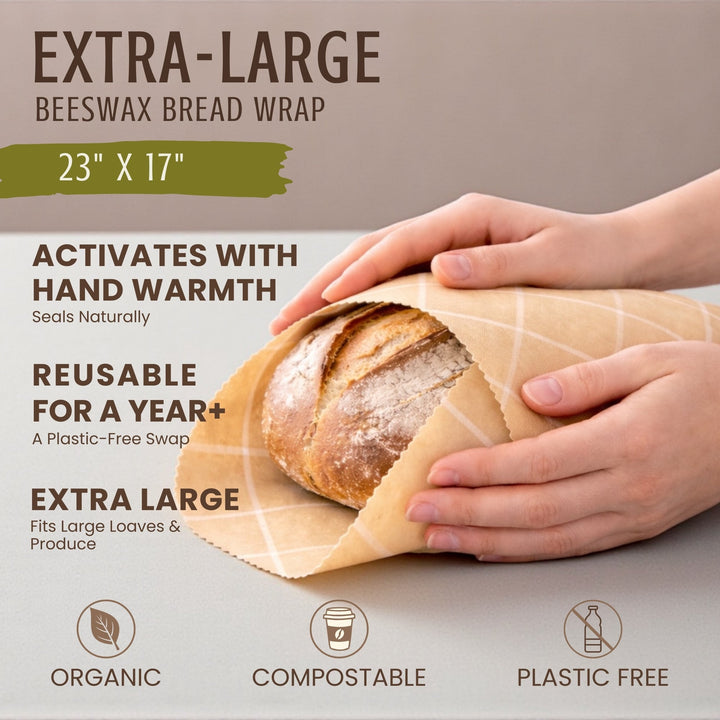 XL Beeswax Bread Wraps
