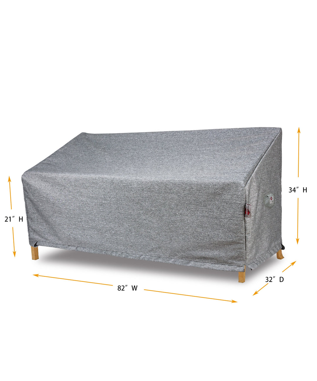 Shield Outdoor Sofa Cover Small - 82"W x 32"D x 21&