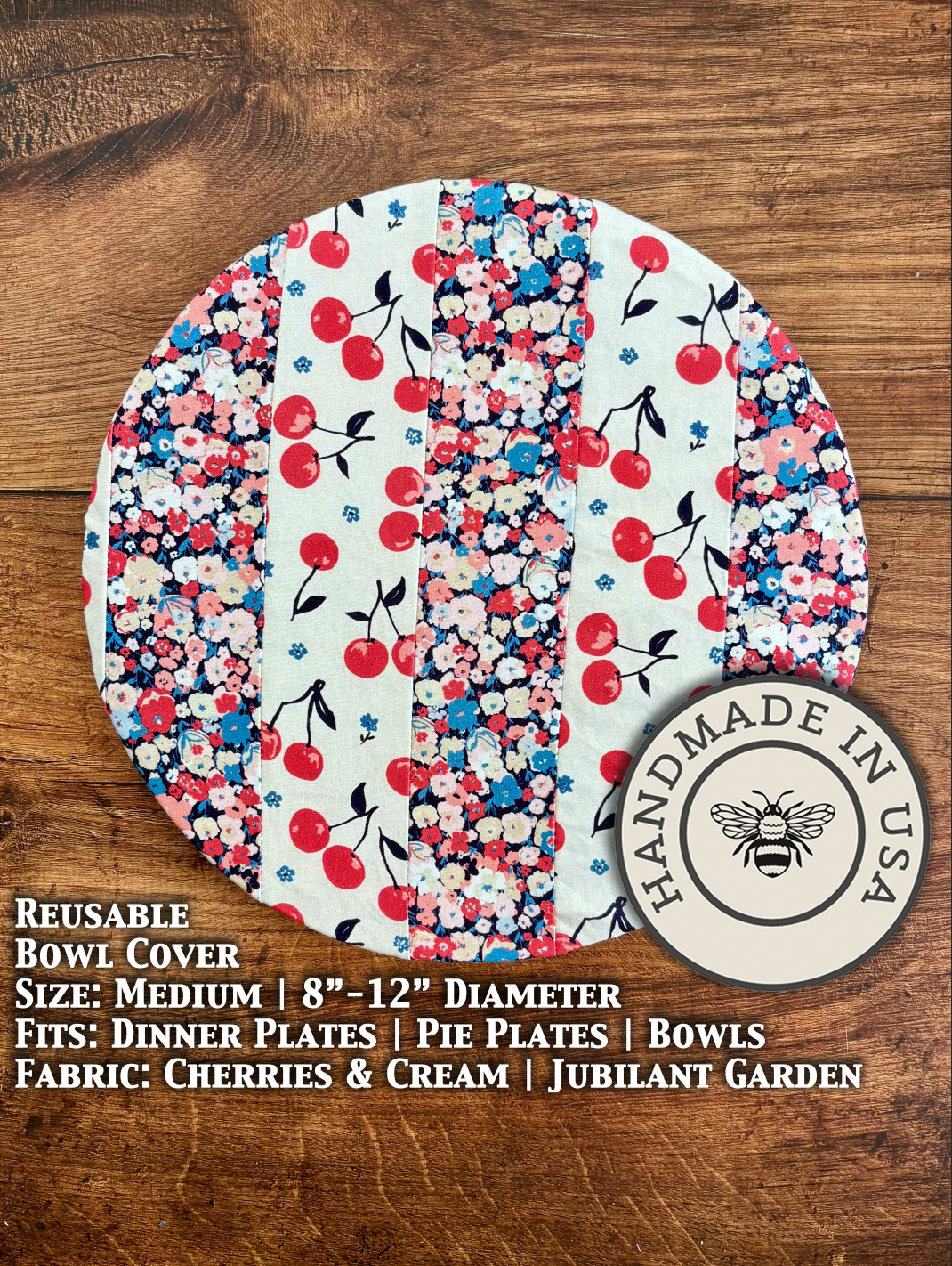 Reusable Cotton Medium Bowl &amp; Banneton Covers