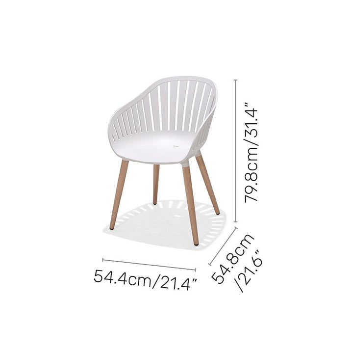 Nassau 3pc Bistro Set – White Social Plastic®