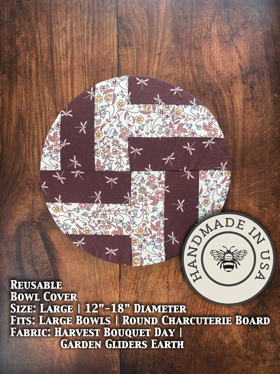 Handmade Large Cotton Bowl Covers