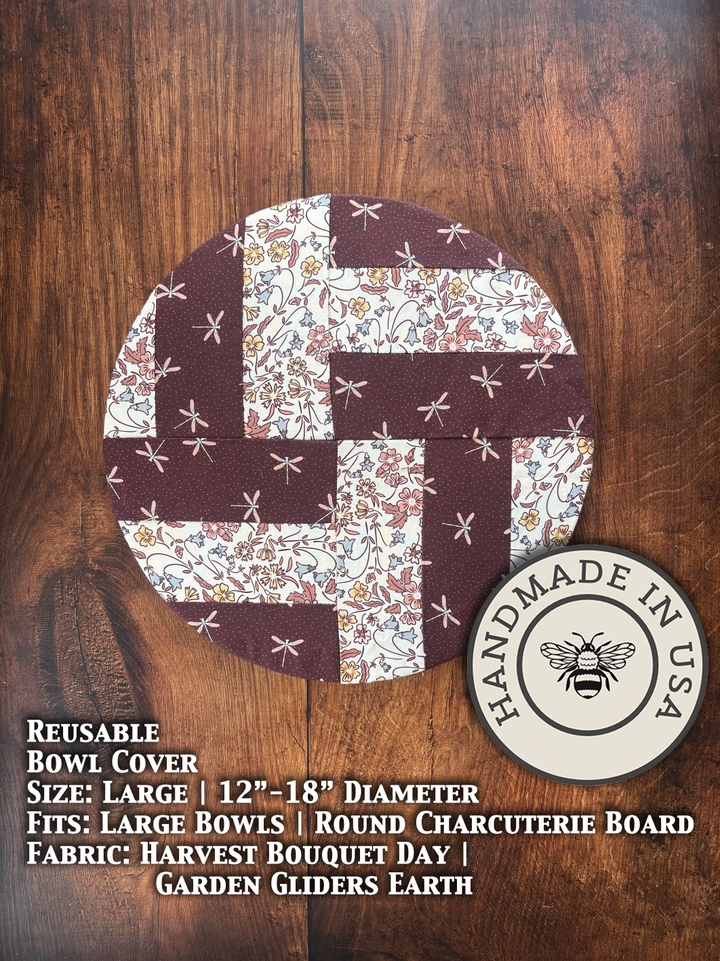 Handmade Large Cotton Bowl Covers