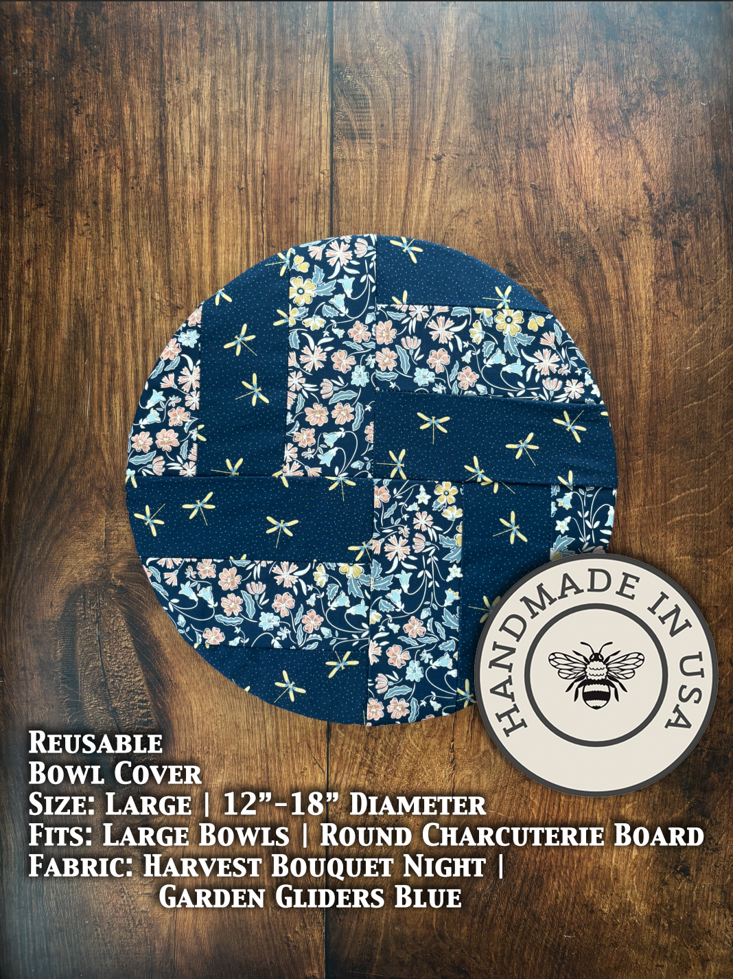 Handmade Large Cotton Bowl Covers