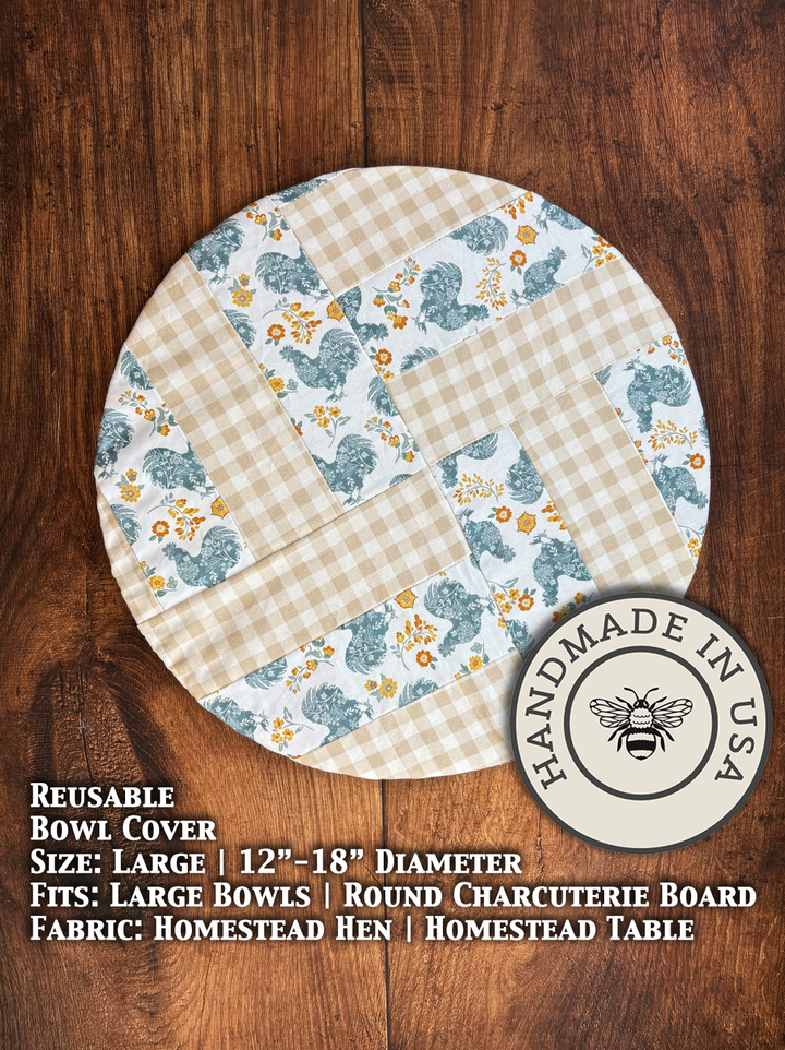 Handmade Large Cotton Bowl Covers
