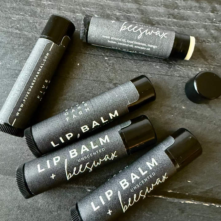 Beeswax and Tallow Lip Balms