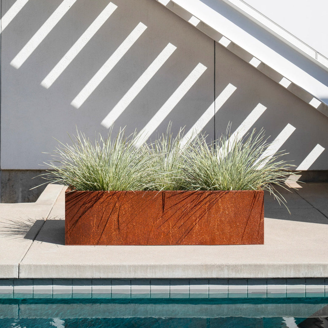 Corten Steel Box Planters - FREE SHIPPING! - Made in the U.S.A