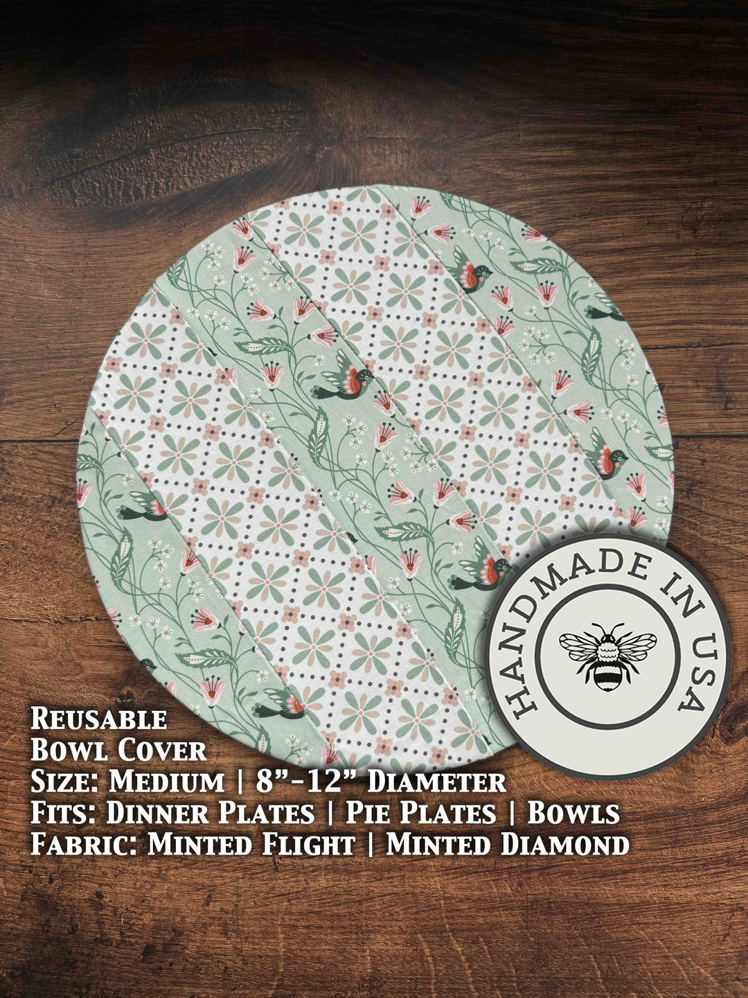 Reusable Cotton Medium Bowl &amp; Banneton Covers