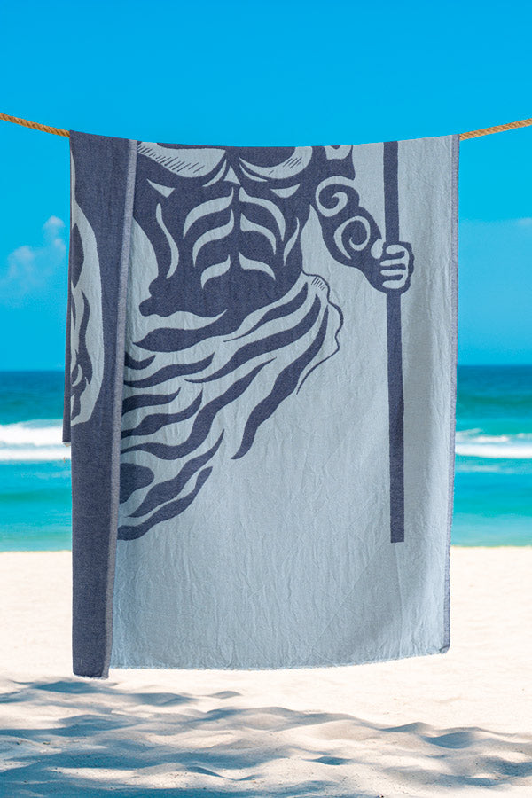 Poseidon Dark Bleu - Turkish Towel