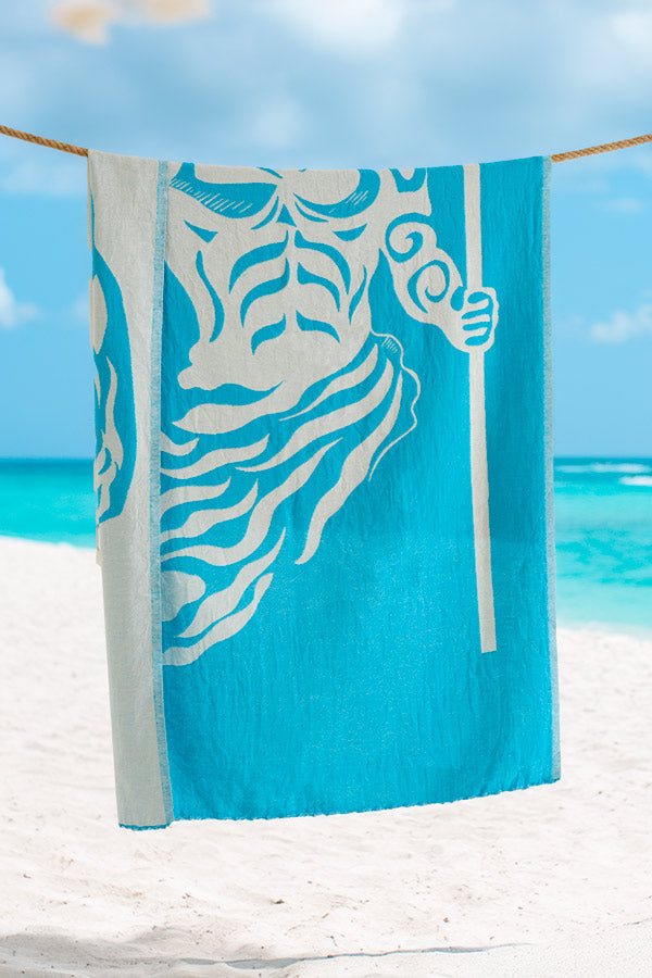 Poseidon Turquoise - Turkish Towel