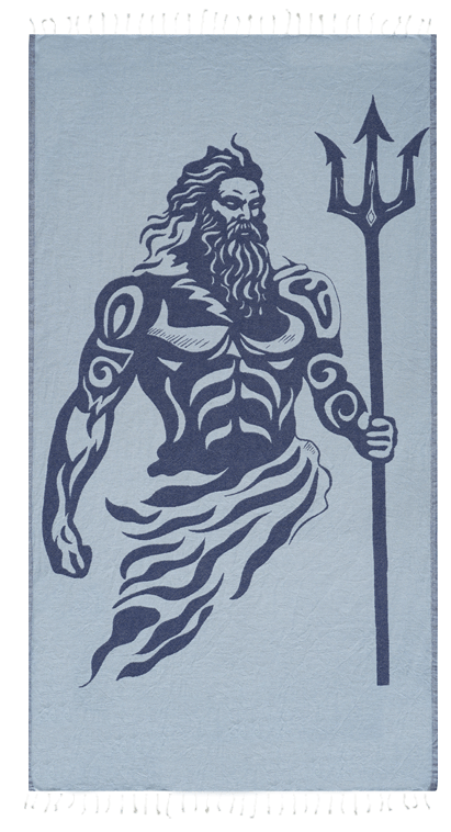 Poseidon Dark Bleu - Turkish Towel