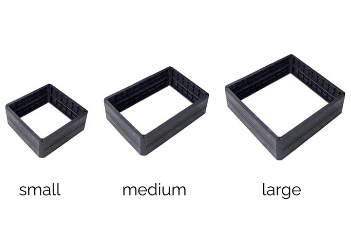 Ergo "Quadro" Stackable Raised Bed Planters by Graf (3 Sizes)  Made in Germany