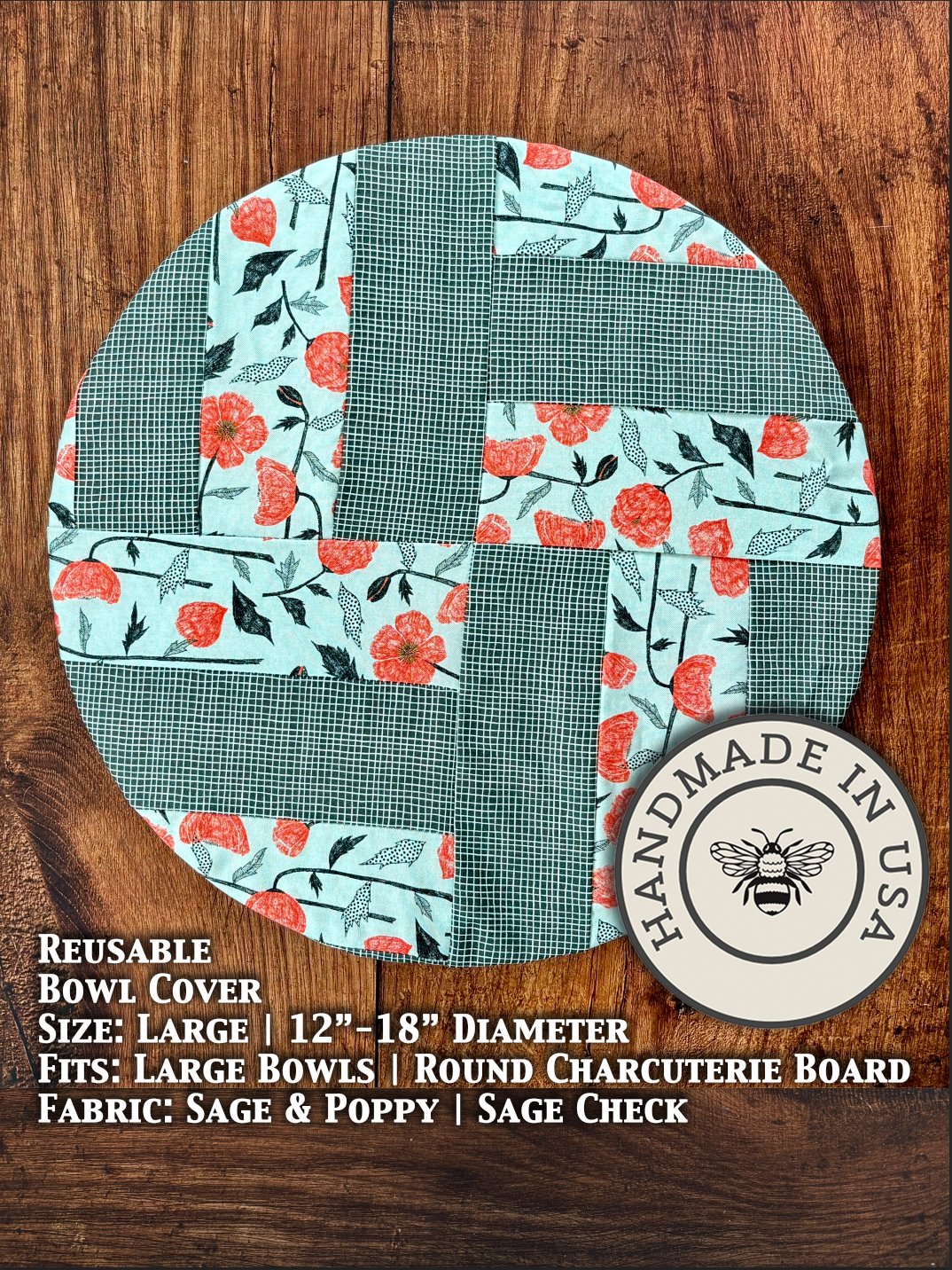 Handmade Large Cotton Bowl Covers