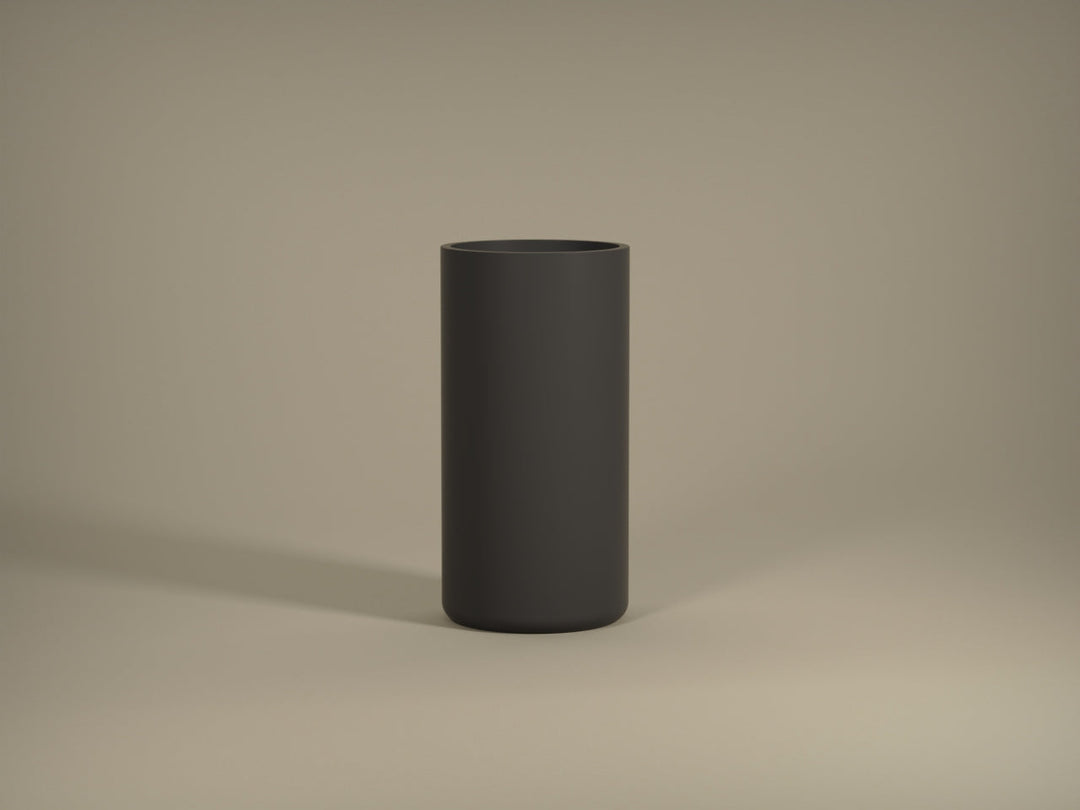 Tau Fiberglass Cylindro Collection 15" x 15" x 29.9"