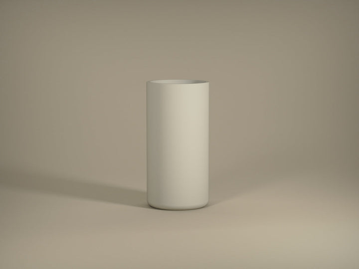 Tau Fiberglass Cylindro Collection 15" x 15" x 29.9"