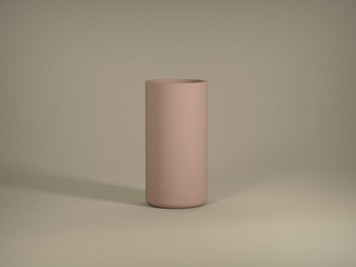 Tau Fiberglass Cylindro Collection 11.8" x 11.8" x 23.6"