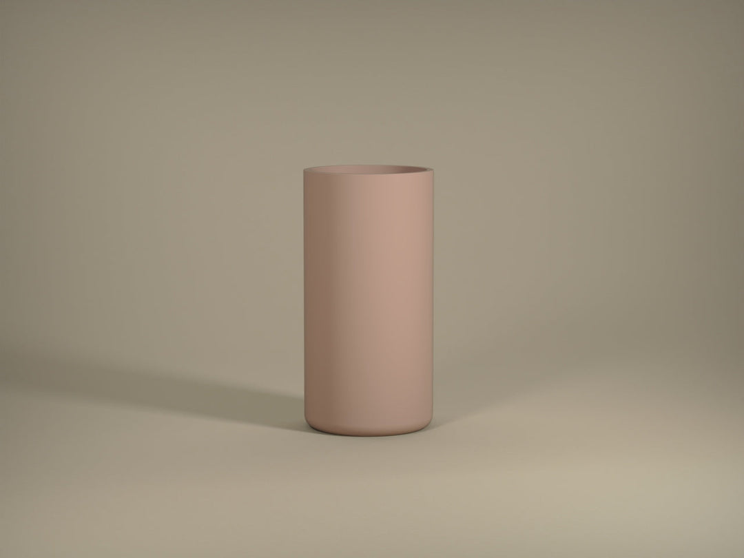 Tau Fiberglass Cylindro Collection 15" x 15" x 29.9"