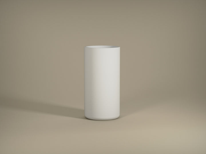 Tau Fiberglass Cylindro Collection 11.8" x 11.8" x 23.6"