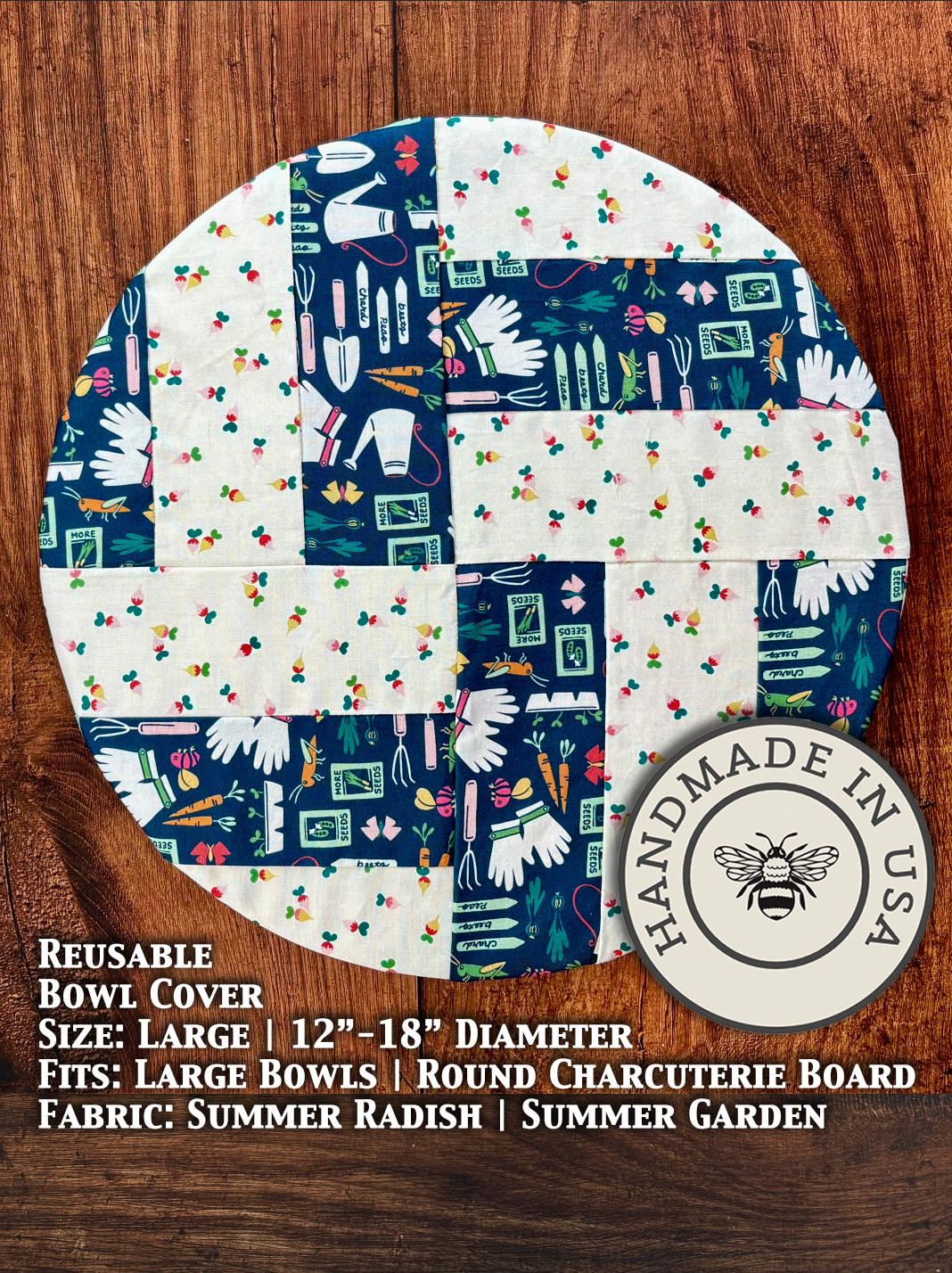 Handmade Large Cotton Bowl Covers
