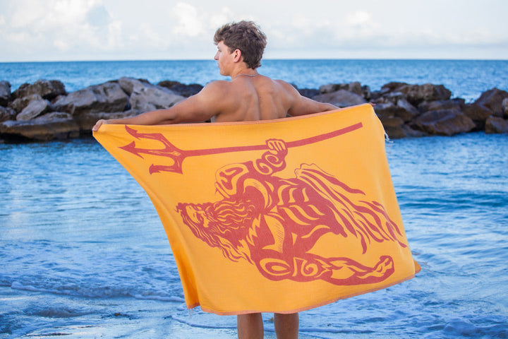 Poseidon Rouge Moutarde - Turkish Towel