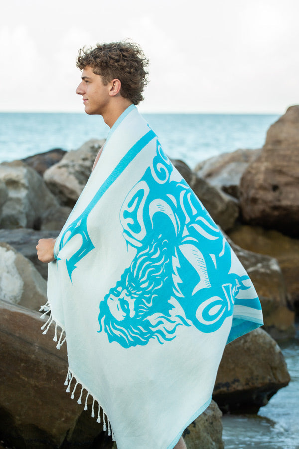 Poseidon Turquoise - Turkish Towel