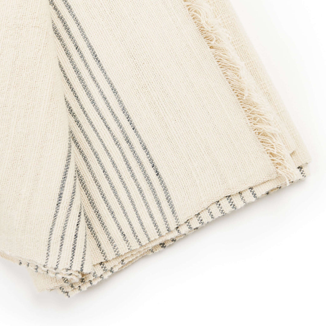 Stripes Pattern Soft Handwoven Merino Throw