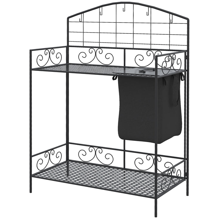 Outsunny Folding Potting Bench Table