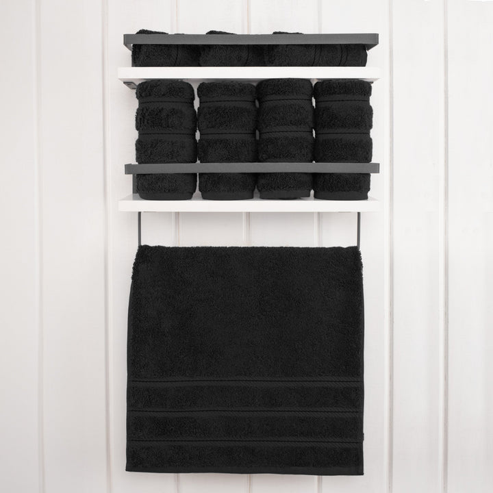 American Soft Linen 100%  Cotton Turkish Towels, 4 Pack Hand Towel Set, Super Soft, Absorbent, Quick Dry Premium Towels
