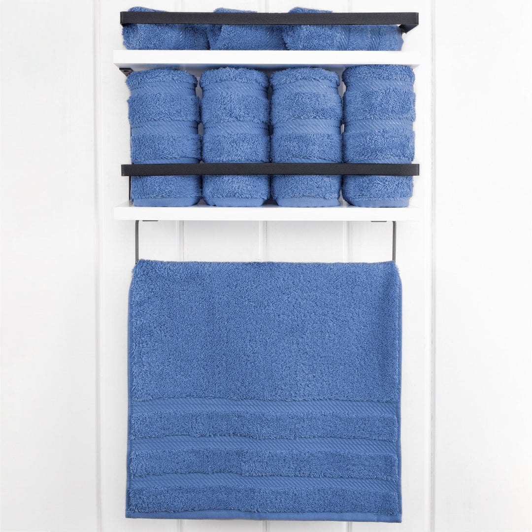 American Soft Linen 100%  Cotton Turkish Towels, 4 Pack Hand Towel Set, Super Soft, Absorbent, Quick Dry Premium Towels