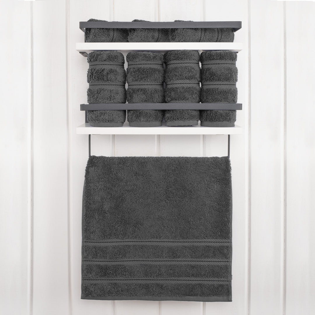 American Soft Linen 100%  Cotton Turkish Towels, 4 Pack Hand Towel Set, Super Soft, Absorbent, Quick Dry Premium Towels