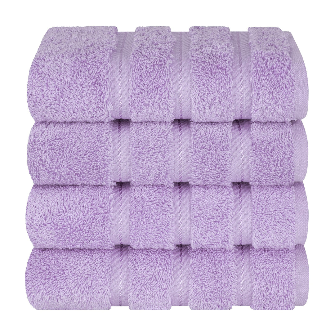 American Soft Linen 100%  Cotton Turkish Towels, 4 Pack Hand Towel Set, Super Soft, Absorbent, Quick Dry Premium Towels