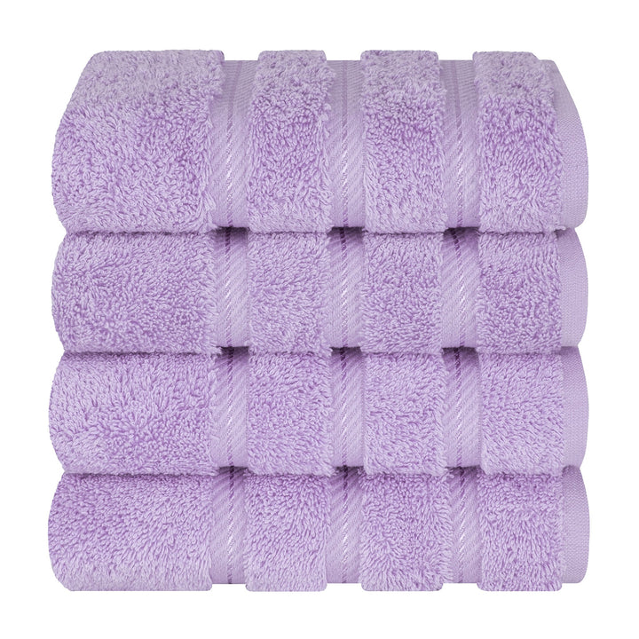 American Soft Linen 100%  Cotton Turkish Towels, 4 Pack Hand Towel Set, Super Soft, Absorbent, Quick Dry Premium Towels
