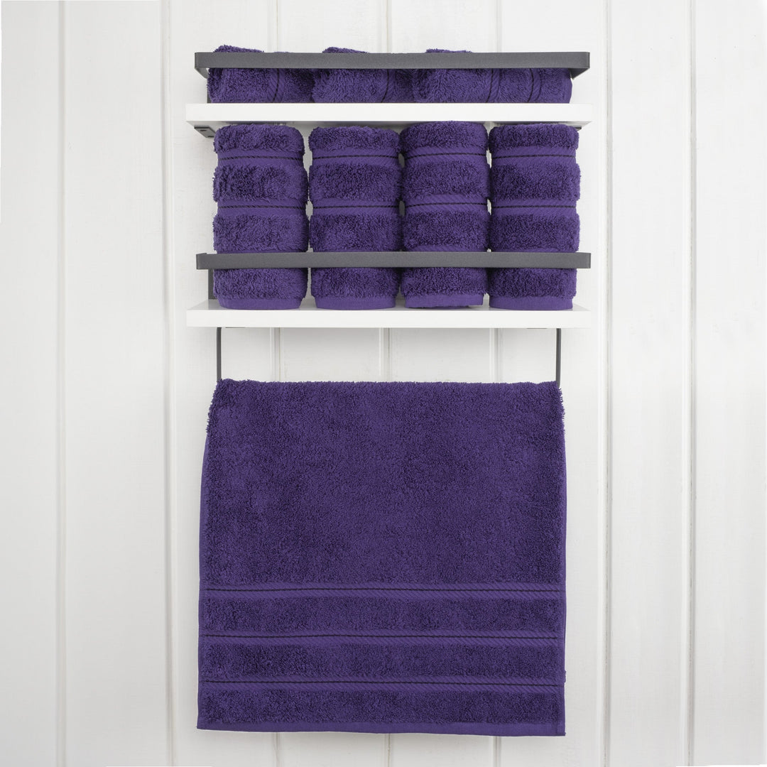 American Soft Linen 100%  Cotton Turkish Towels, 4 Pack Hand Towel Set, Super Soft, Absorbent, Quick Dry Premium Towels