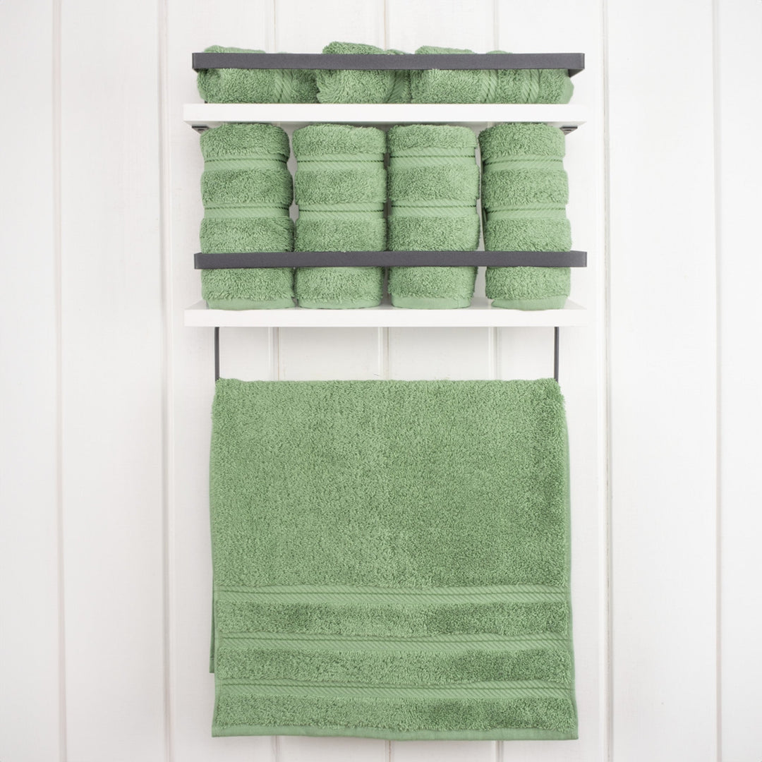 American Soft Linen 100%  Cotton Turkish Towels, 4 Pack Hand Towel Set, Super Soft, Absorbent, Quick Dry Premium Towels
