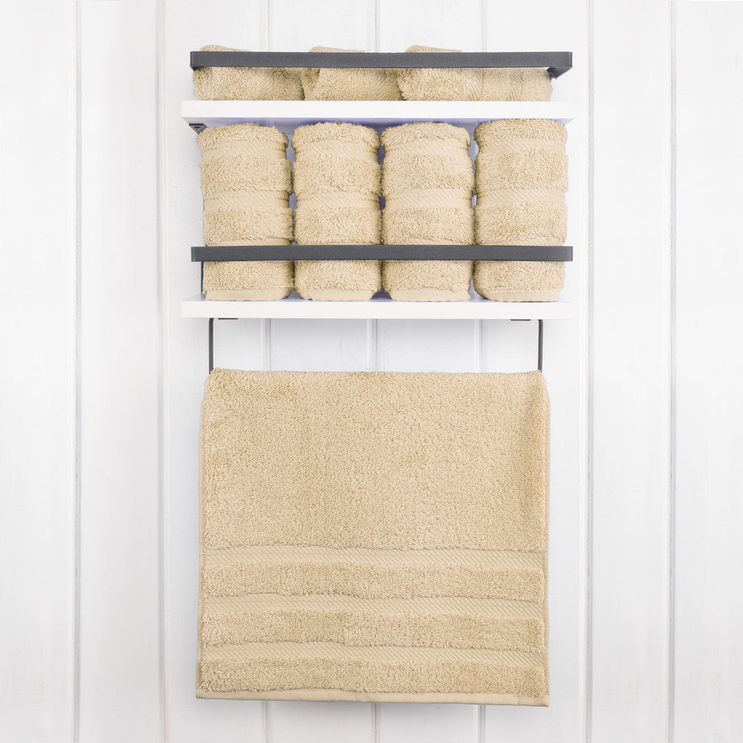American Soft Linen 100%  Cotton Turkish Towels, 4 Pack Hand Towel Set, Super Soft, Absorbent, Quick Dry Premium Towels