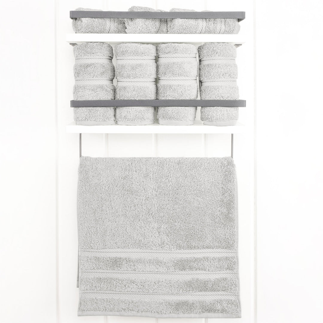 American Soft Linen 100%  Cotton Turkish Towels, 4 Pack Hand Towel Set, Super Soft, Absorbent, Quick Dry Premium Towels