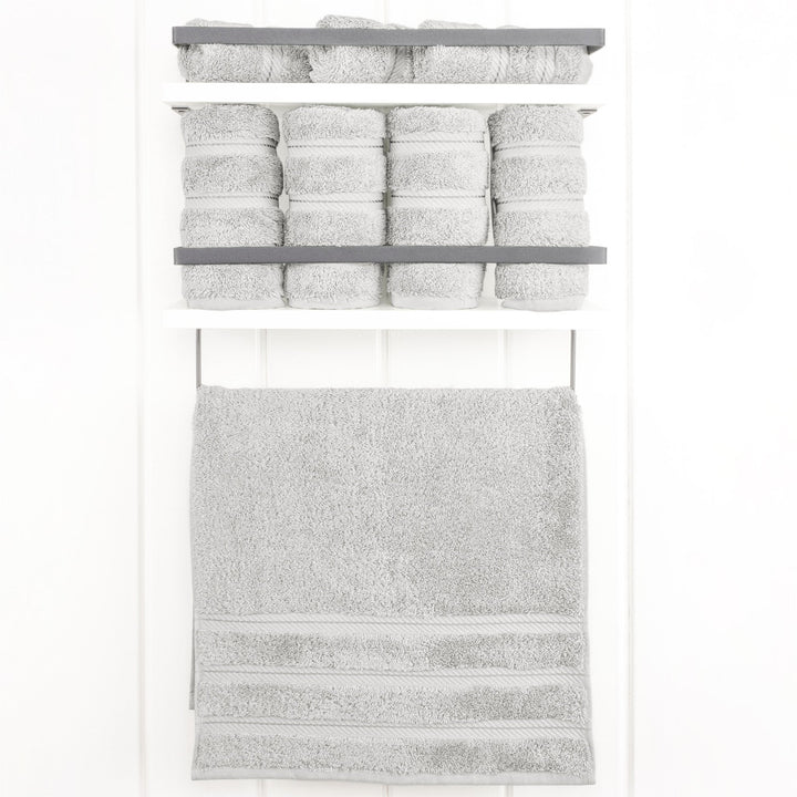 American Soft Linen 100%  Cotton Turkish Towels, 4 Pack Hand Towel Set, Super Soft, Absorbent, Quick Dry Premium Towels