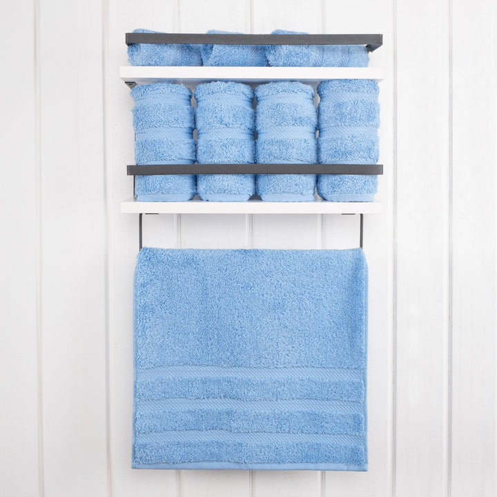 American Soft Linen 100%  Cotton Turkish Towels, 4 Pack Hand Towel Set, Super Soft, Absorbent, Quick Dry Premium Towels