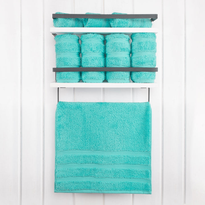 American Soft Linen 100%  Cotton Turkish Towels, 4 Pack Hand Towel Set, Super Soft, Absorbent, Quick Dry Premium Towels