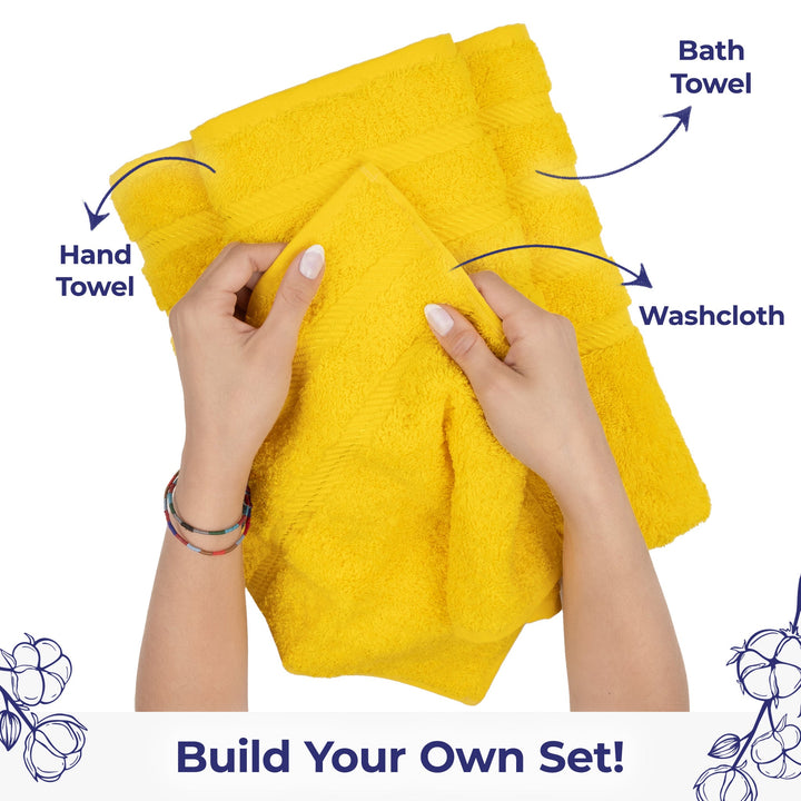American Soft Linen Single Piece 100% Cotton Turkish Towels with 20 Different Colors, Create Your Set
